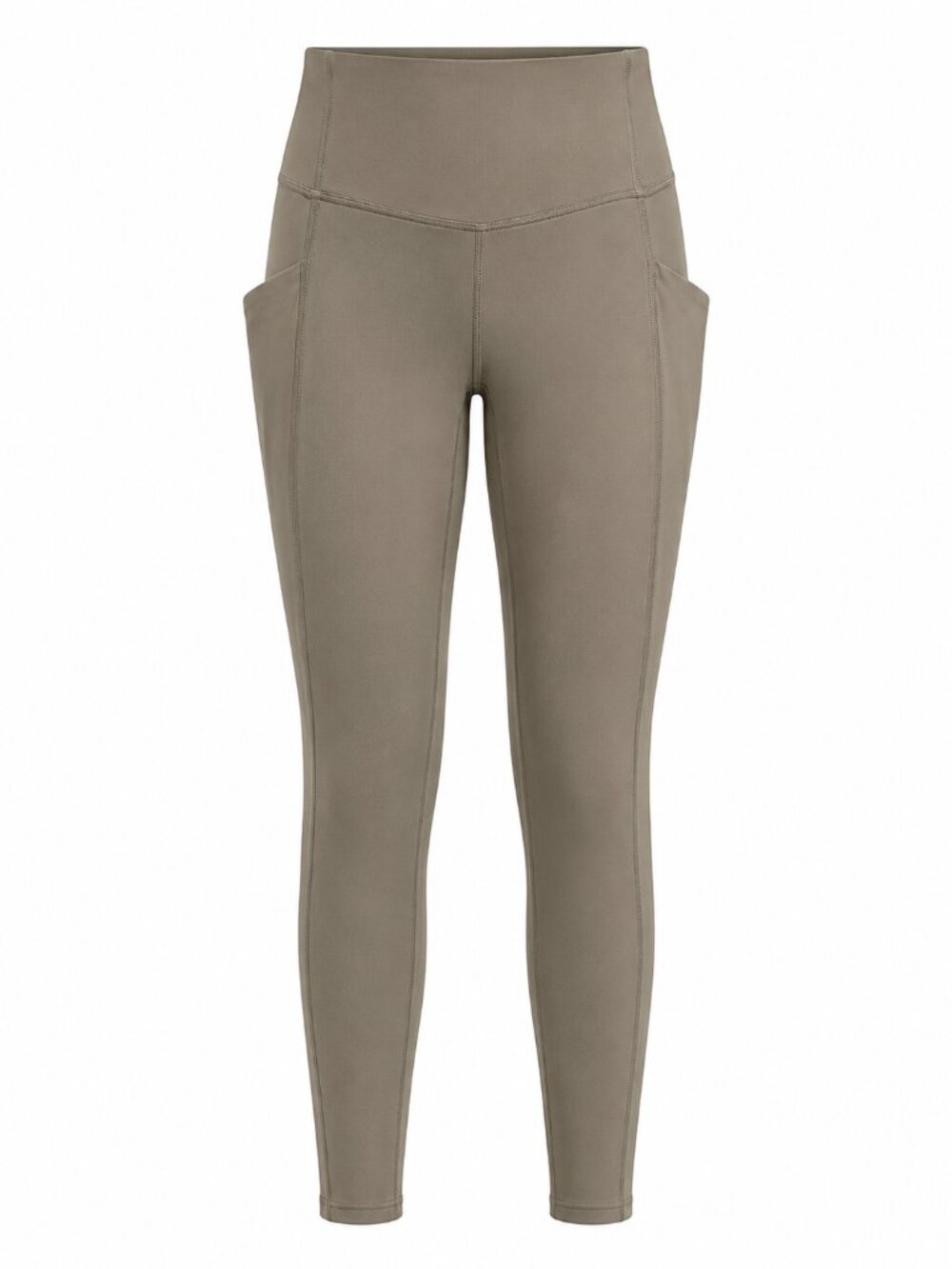 Danskin Taupe High Rise Pocket 7/8 Workout Leggings M